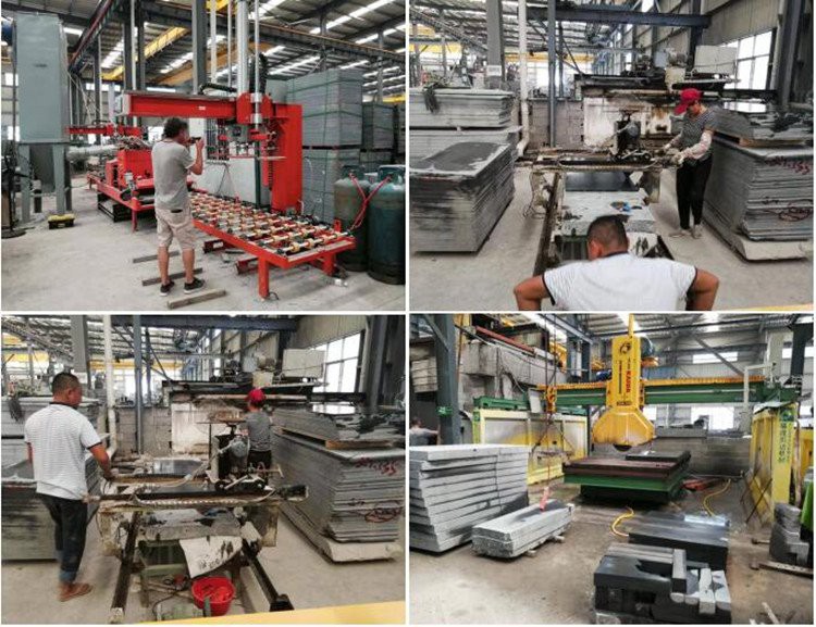 kashmir white granite tiles production process