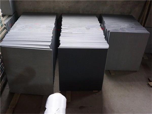 Honed Absolute Black Granite Tile