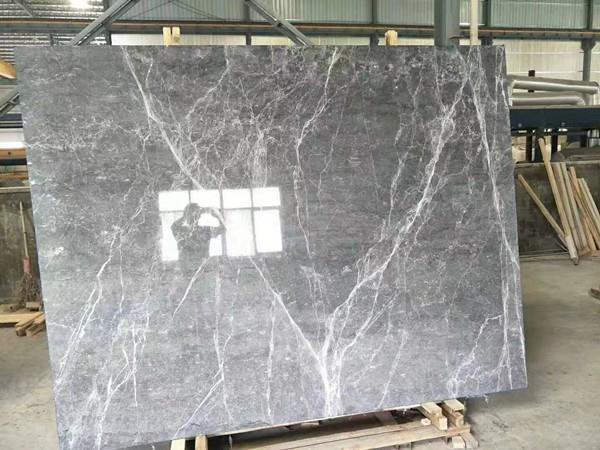 silver grey marble slabs