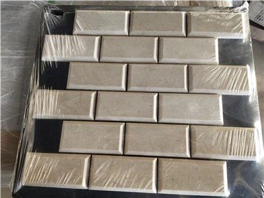 Crema Marfil marmurinė mozaikinė plytelė