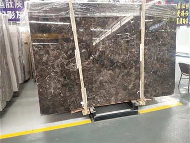 Emperador tamsiai rudas marmuras