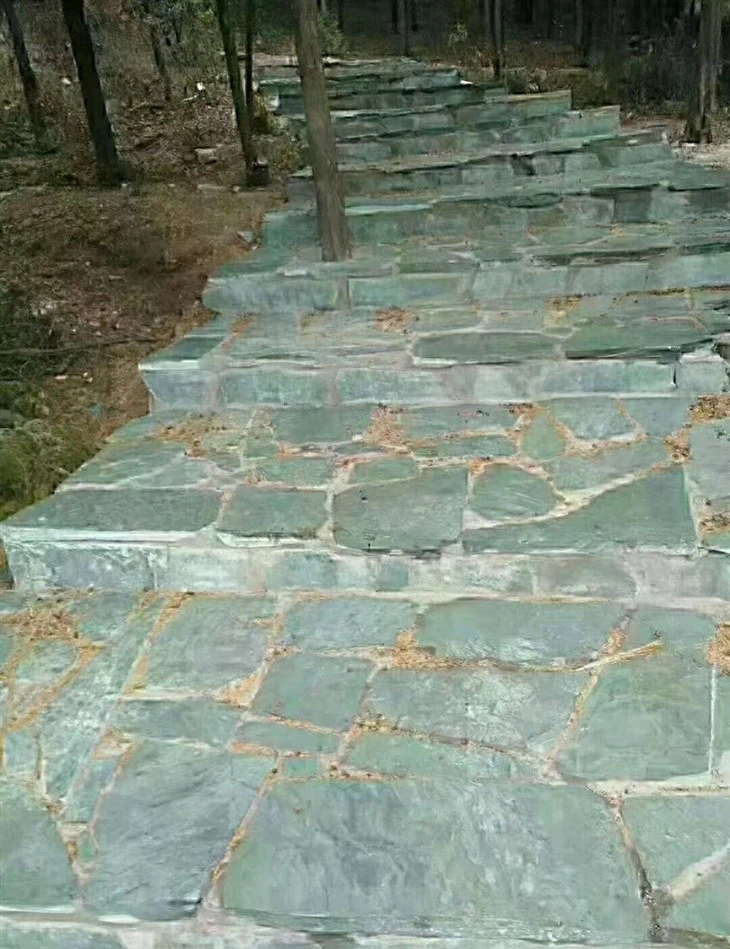 Grey Green Slate Floor Pavers