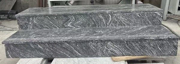 Juparana Fantasy Granite stairs