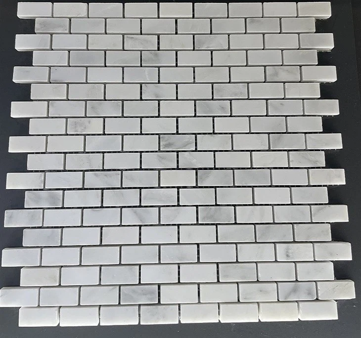 white Marble Brick Mosaic Tiles