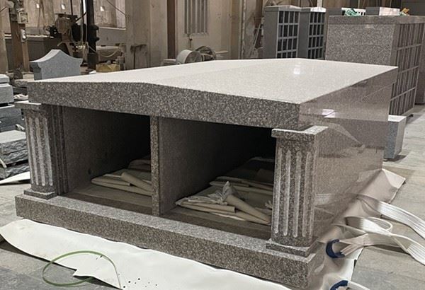 Pink Granite Mausoleum