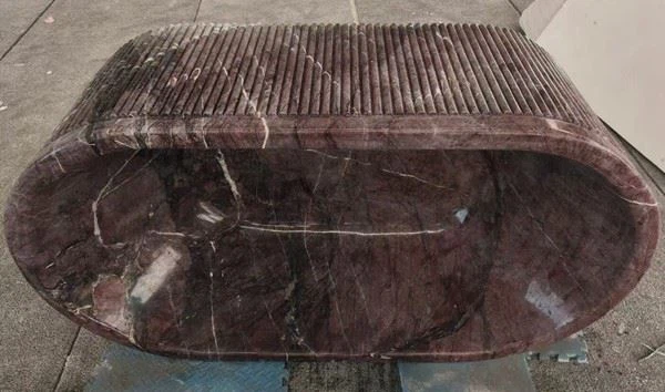 Purple Marble Fluted Bathtubs