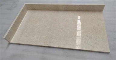 Sacharos smėlio spalvos marmurinis stalviršis